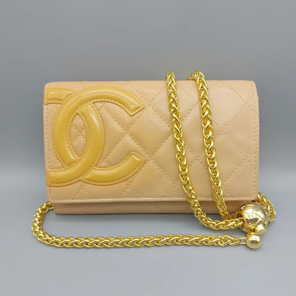 🧡CHANEL Authentic Cambon Small Wallet/Clutch🧡